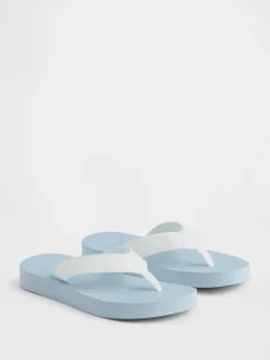 Kids Canvas Flip Flops