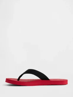 Kids Canvas Flip Flops