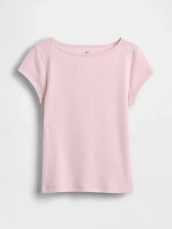 Kids Cap-Sleeve Fitted T-Shirt