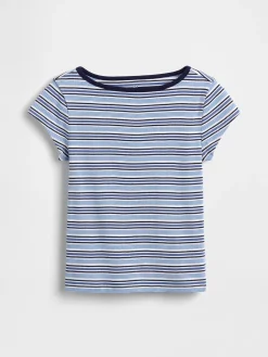 Kids Cap-Sleeve Fitted T-Shirt