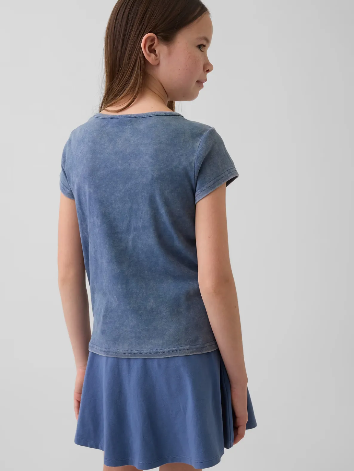 Kids Cap-Sleeve Fitted T-Shirt