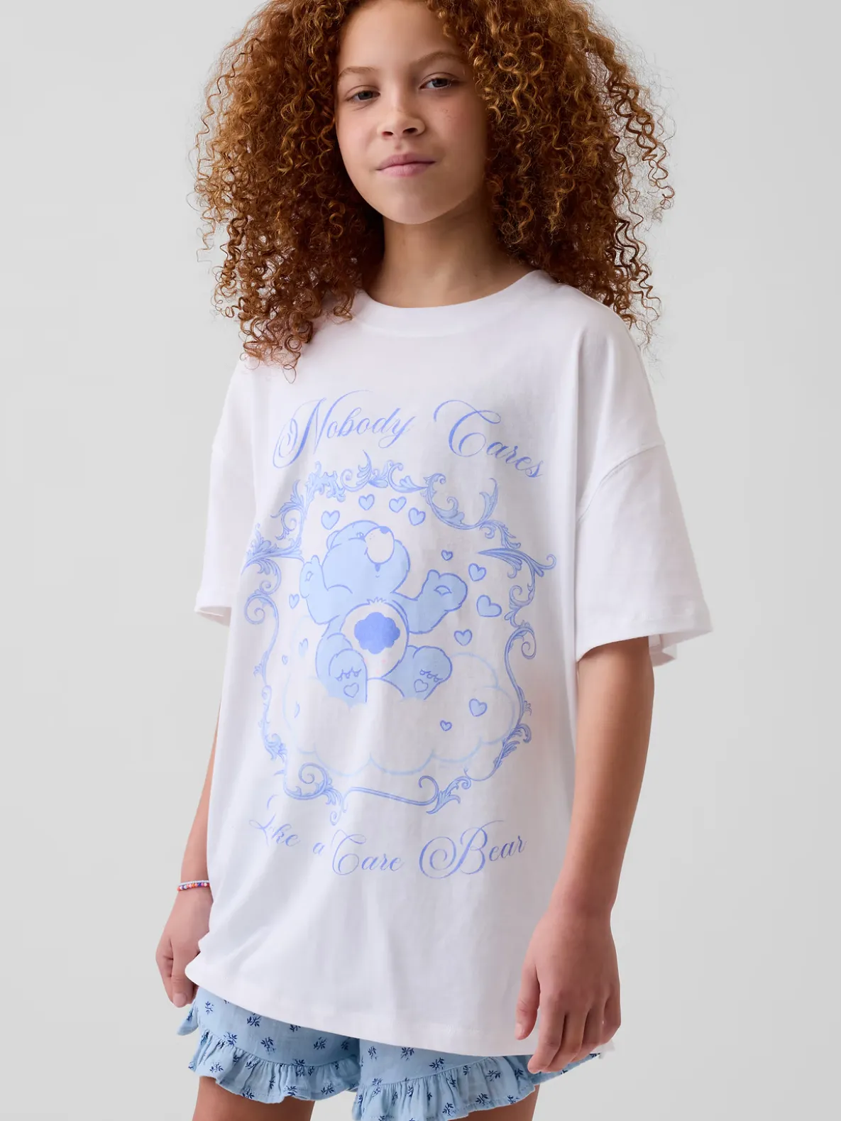 Kids Care Bears Graphic Tunic T-Shirt