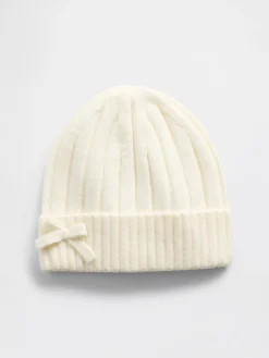 Kids CashSoft Bow Beanie