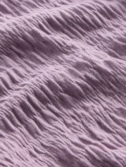 Kids Crinkle Knit Ruffle Top