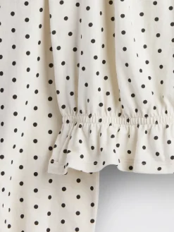 Kids Crinkle Peplum Top