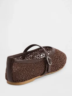 Kids Crochet Mary Jane Flats
