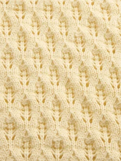 Kids Crochet Oversized Crewneck Sweater