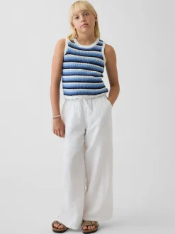 Kids Crochet Stripe Tank Top