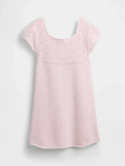 Kids Crochet Sweater Dress