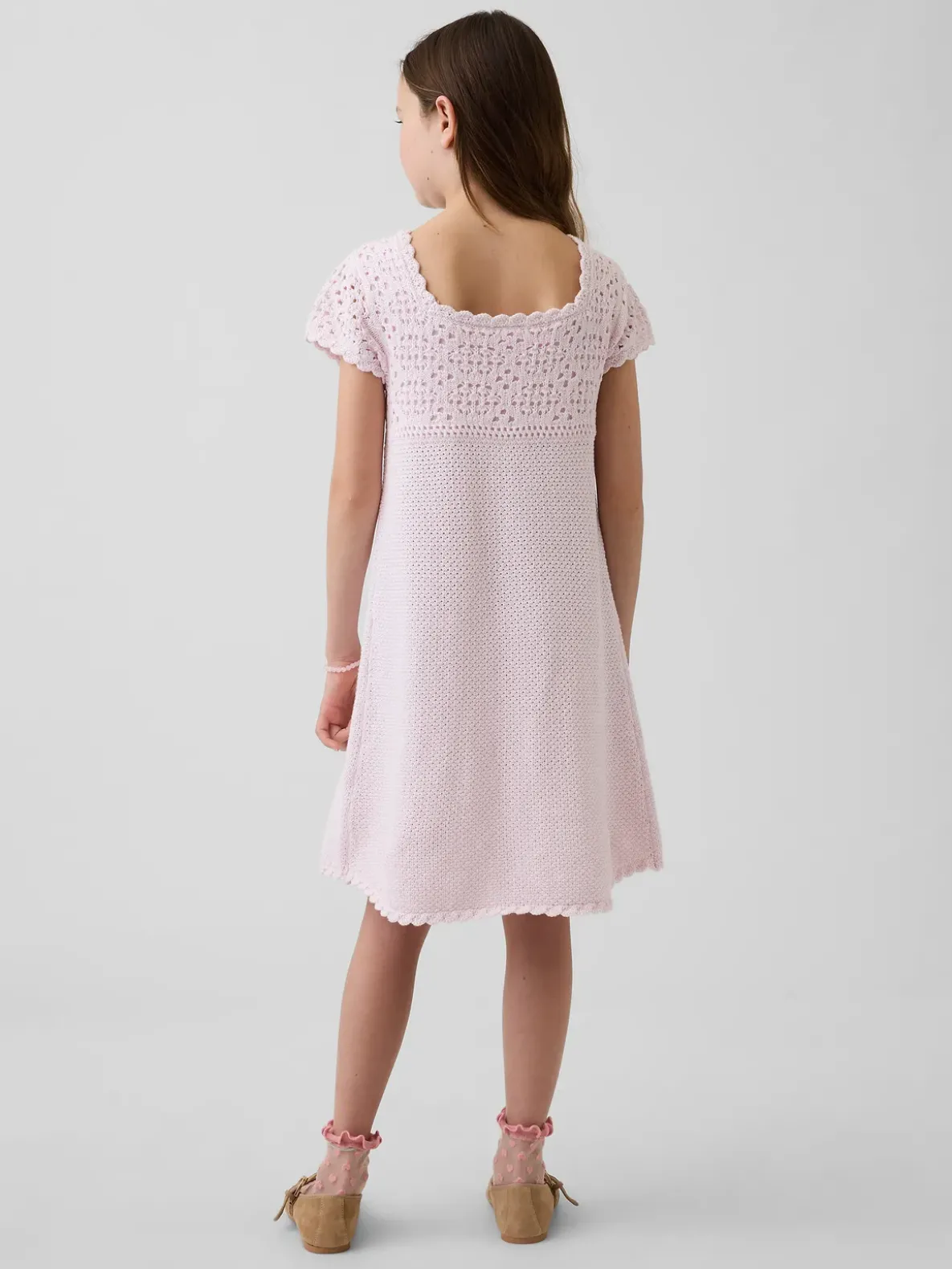 Kids Crochet Sweater Dress