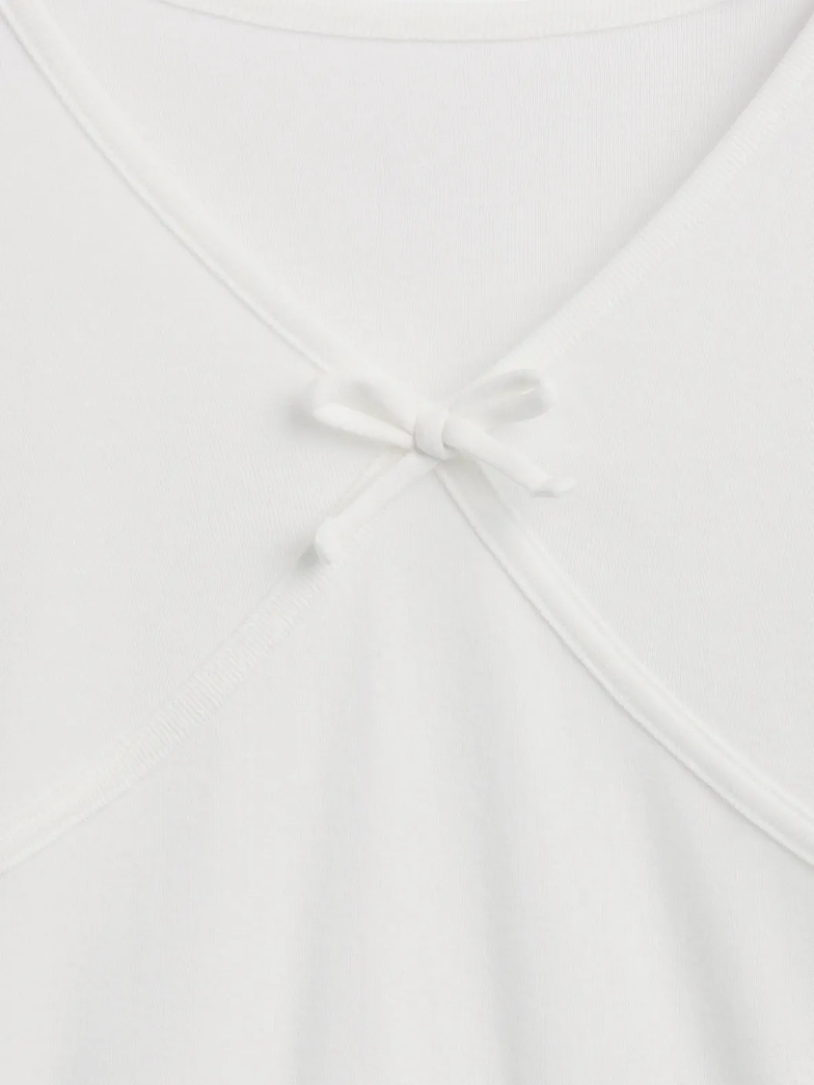 Kids Cross Front Bow T-Shirt