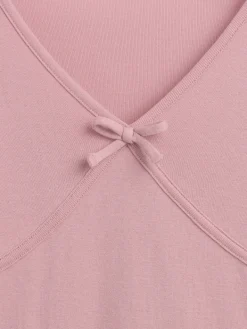 Kids Cross Front Bow T-Shirt
