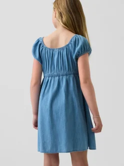 Kids Denim Babydoll Dress