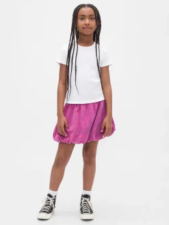 Kids Denim Bubble Skirt