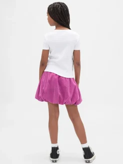 Kids Denim Bubble Skirt