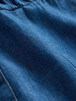 Kids Denim Drop-Waist Dress
