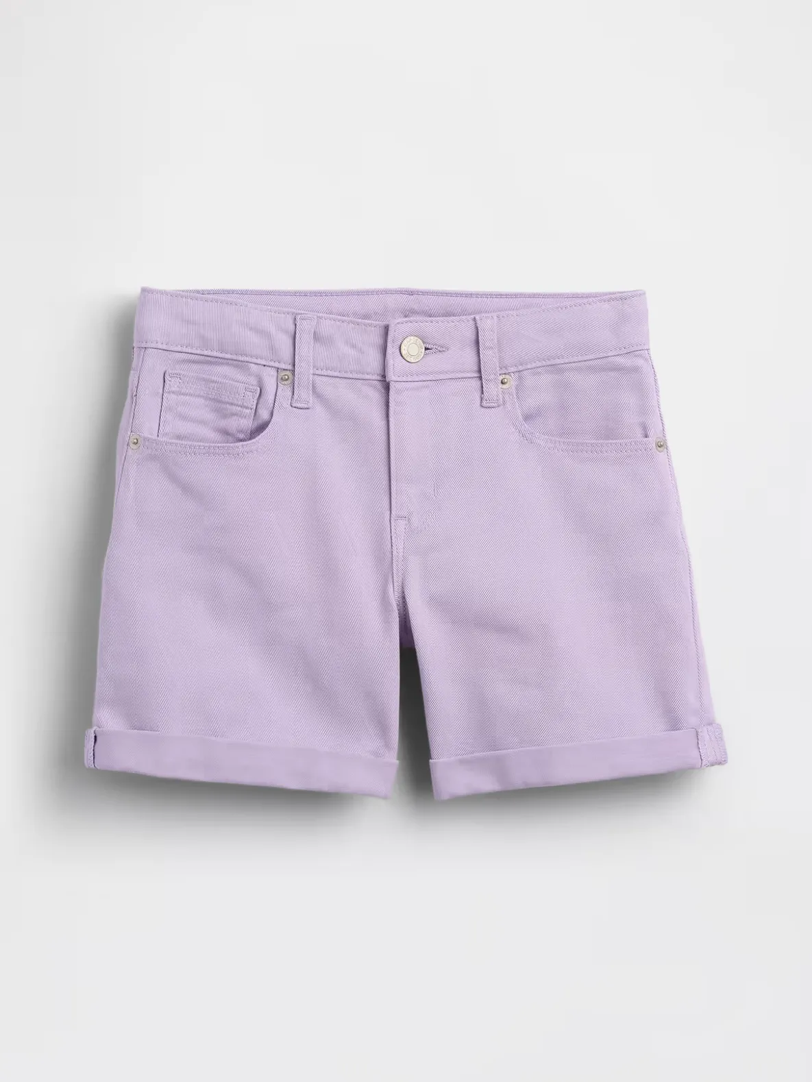 Kids Denim Midi Shorts