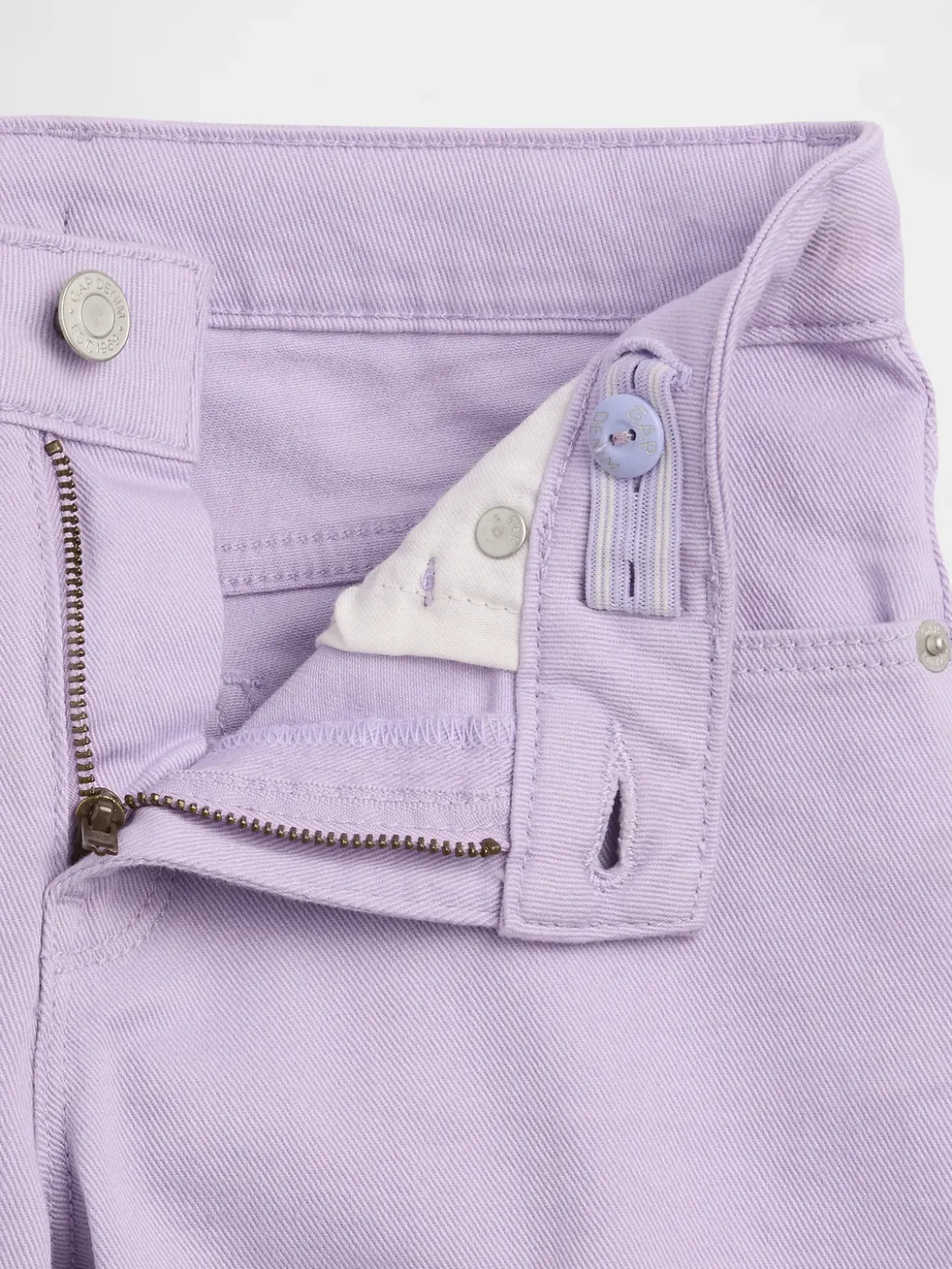 Kids Denim Midi Shorts