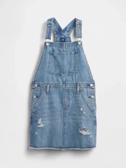 Kids Denim Pinafore Dress