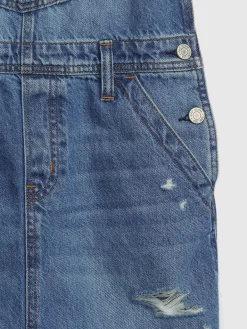 Kids Denim Pinafore Dress