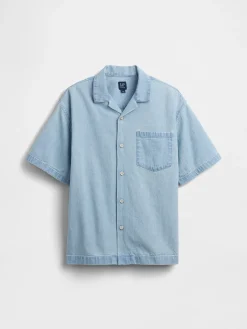 Kids Denim Relaxed Shirt
