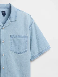Kids Denim Relaxed Shirt