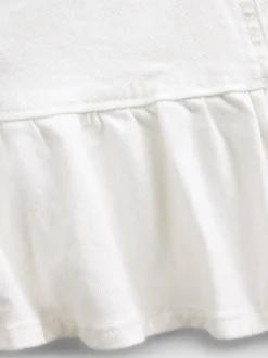 Kids Denim Ruffle Mini Skirt