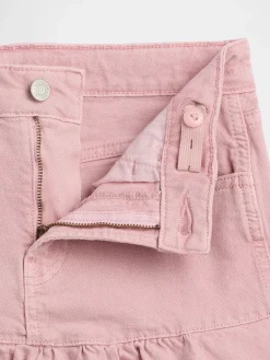 Kids Denim Ruffle Skirt
