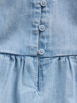 Kids Denim Tiered Tank Top