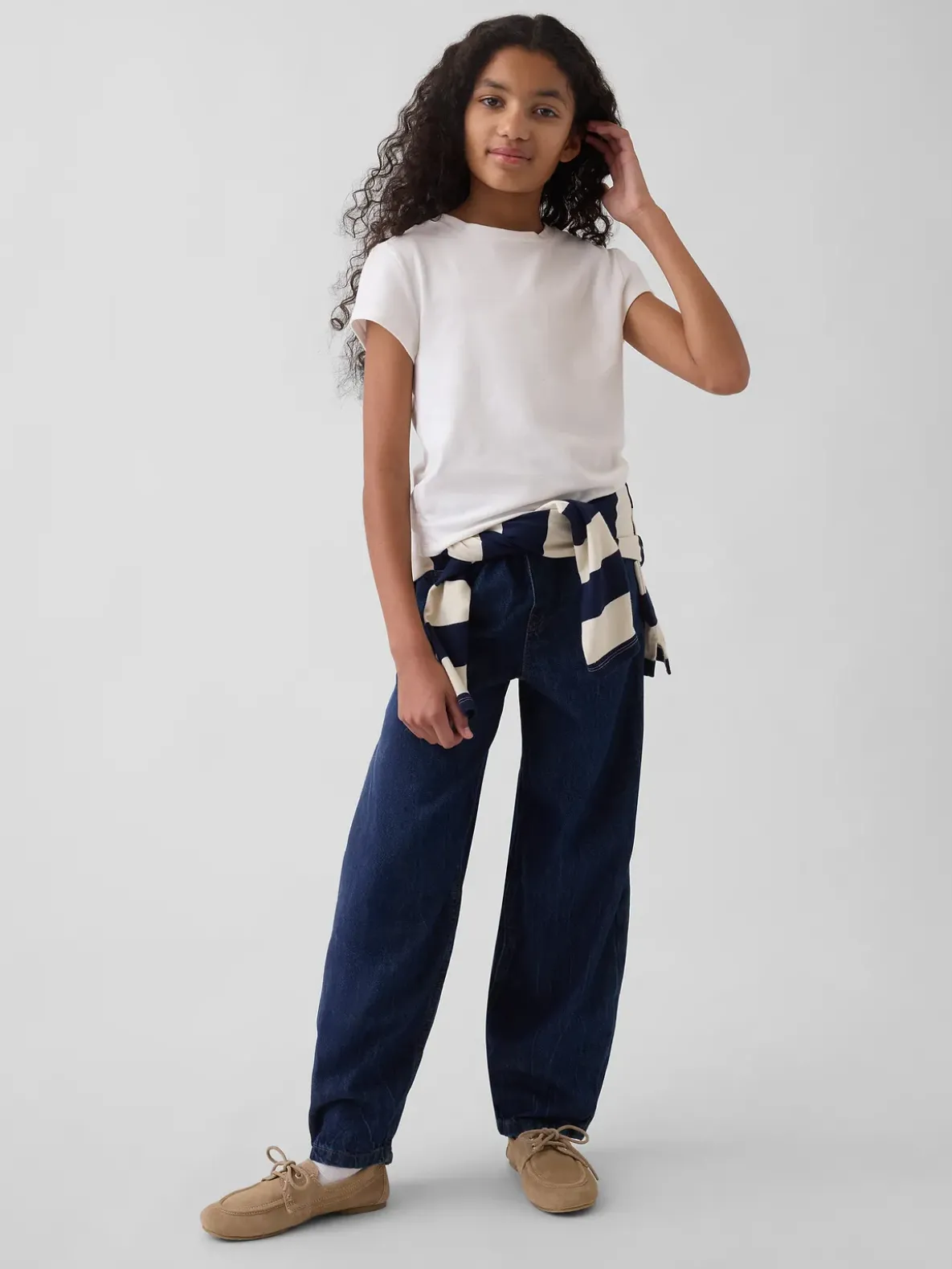 Kids Easy Baggy Taper Jeans