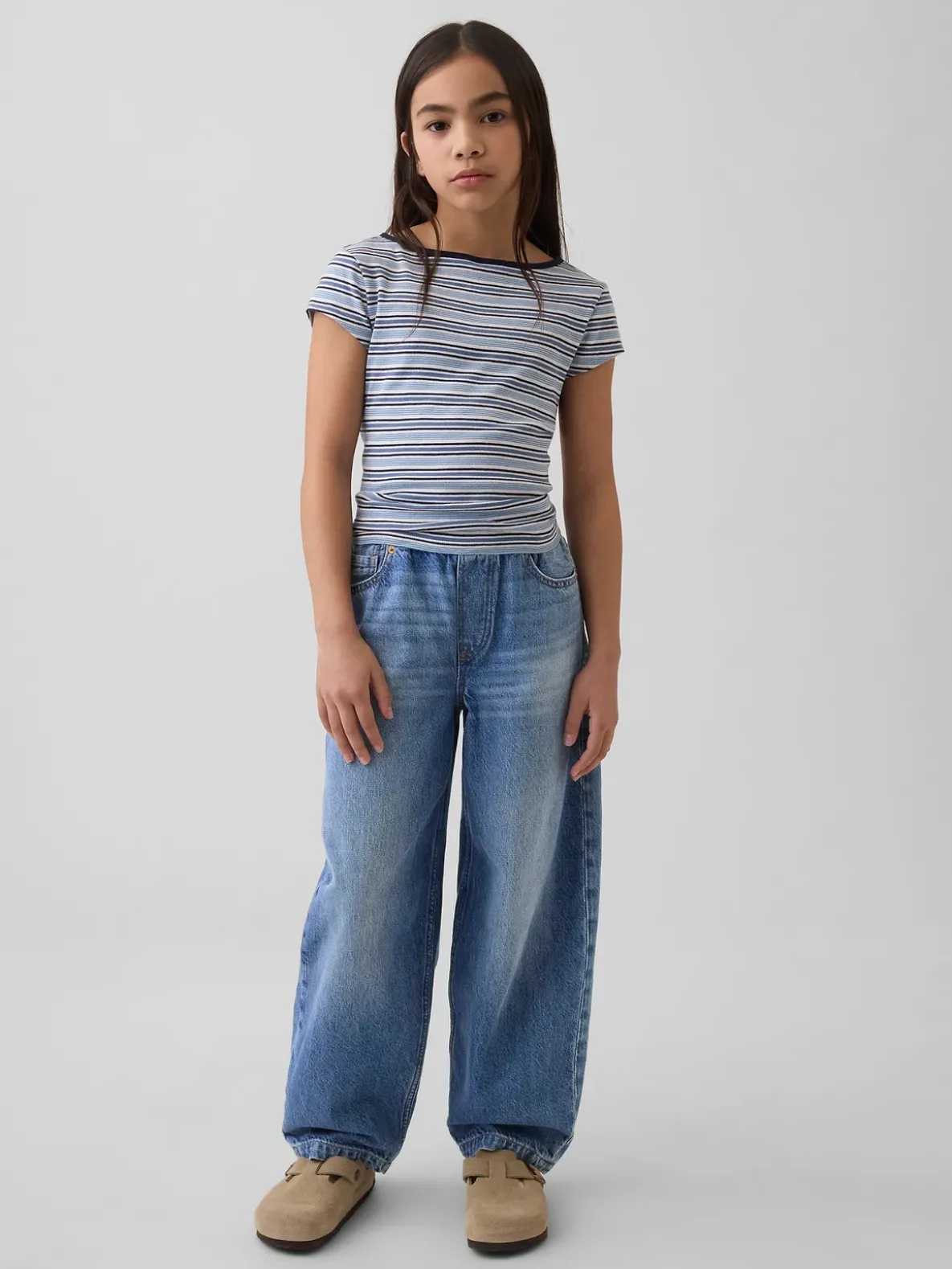 Kids Easy Baggy Taper Jeans