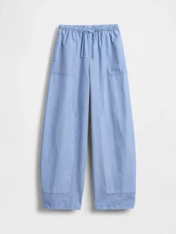 Kids Easy Double-Knee Barrel Pants
