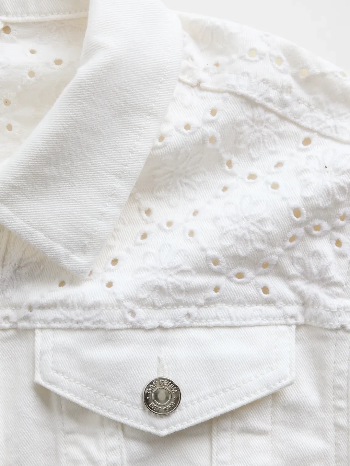 Kids Eyelet Denim Jacket