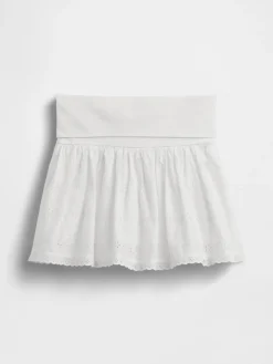 Kids Eyelet Foldover Skort