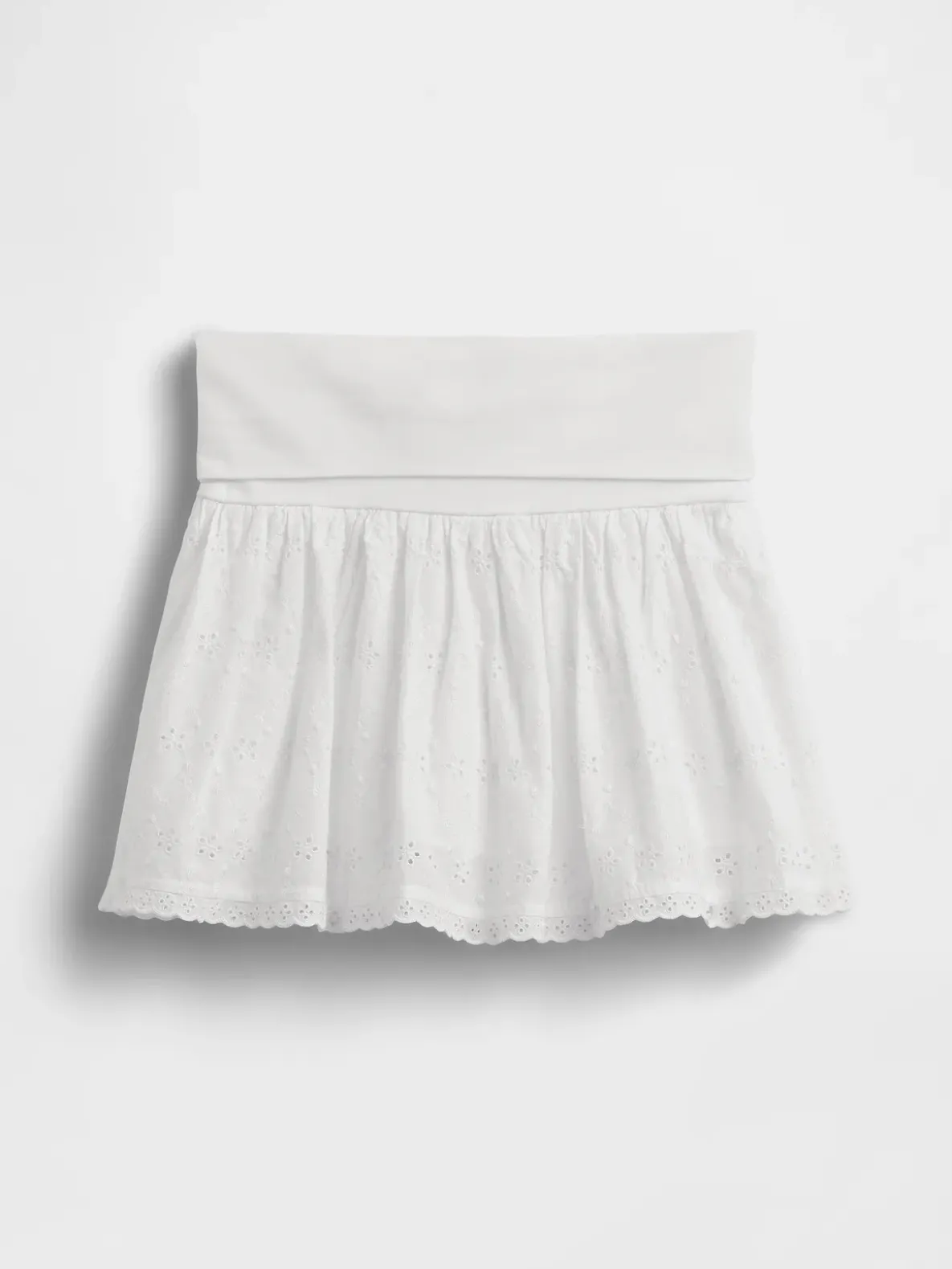 Kids Eyelet Foldover Skort