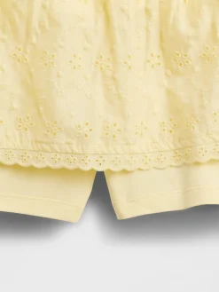 Kids Eyelet Foldover Skort