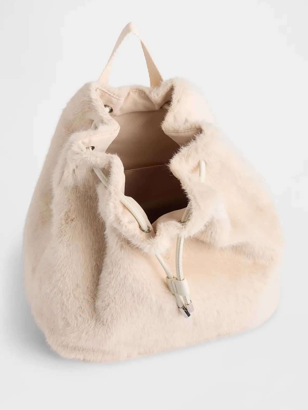 Kids Faux Fur Backpack