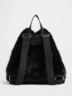 Kids Faux Fur Backpack