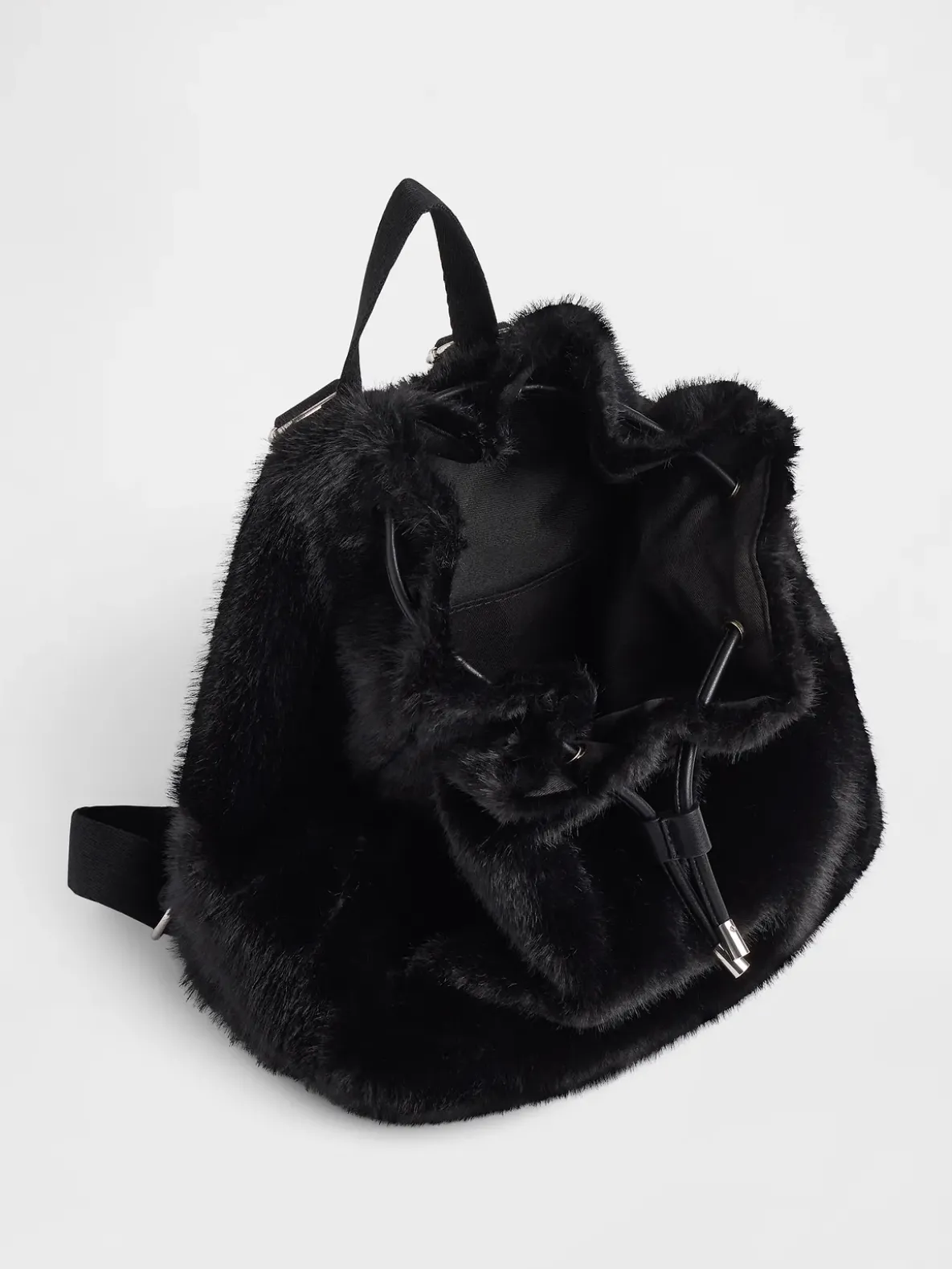 Kids Faux Fur Backpack