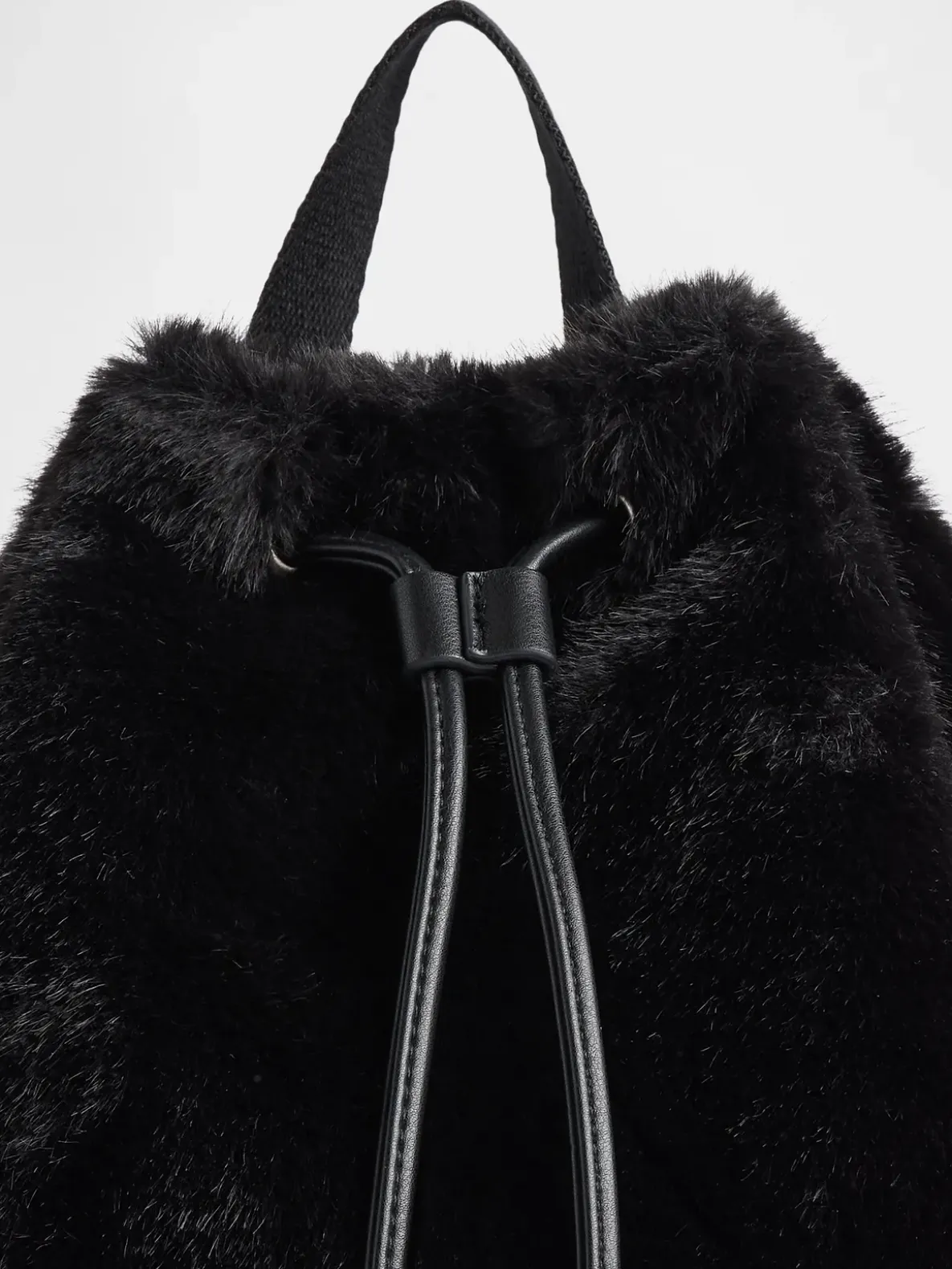 Kids Faux Fur Backpack