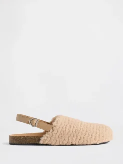 Kids Faux Fur Clogs