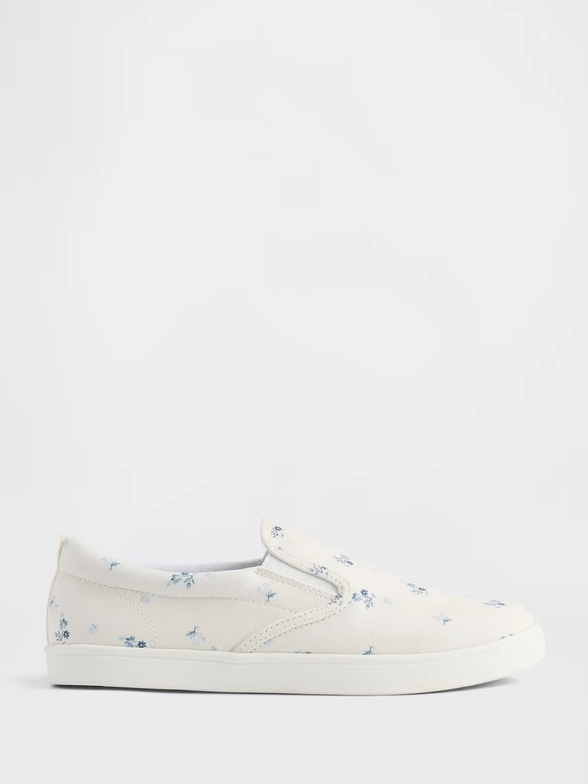Kids Floral Slip-On Sneakers