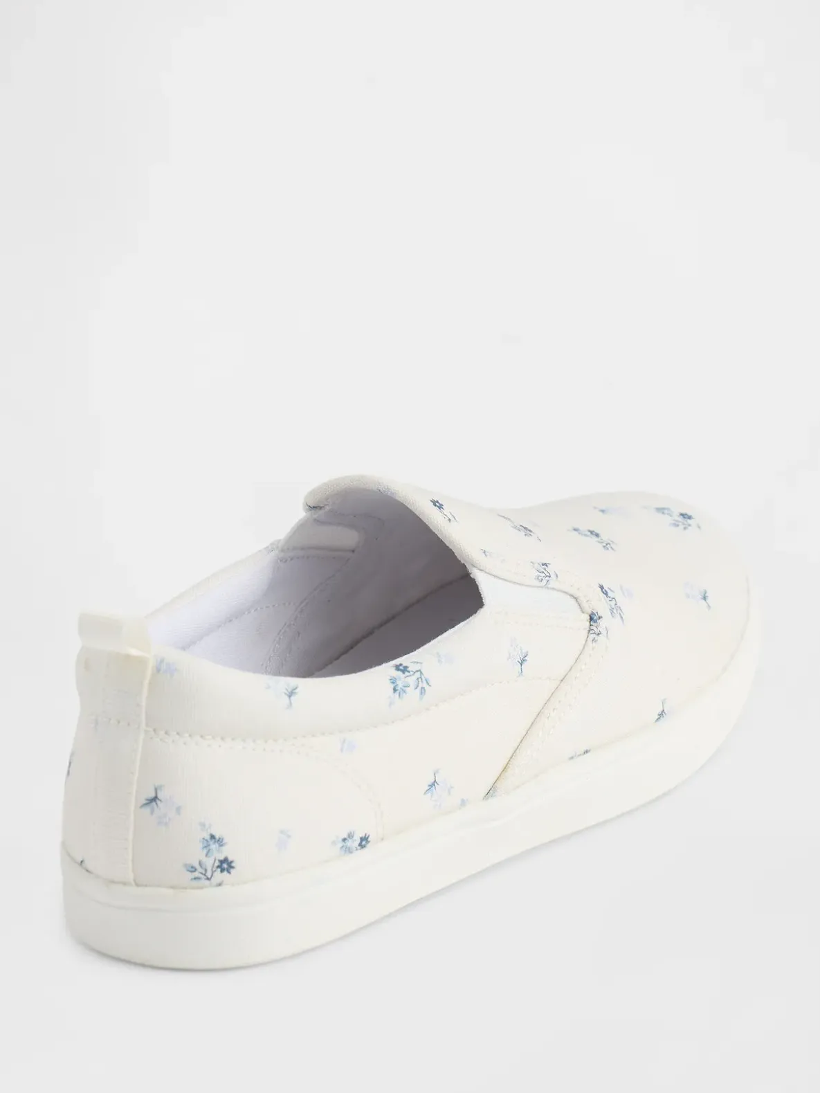 Kids Floral Slip-On Sneakers