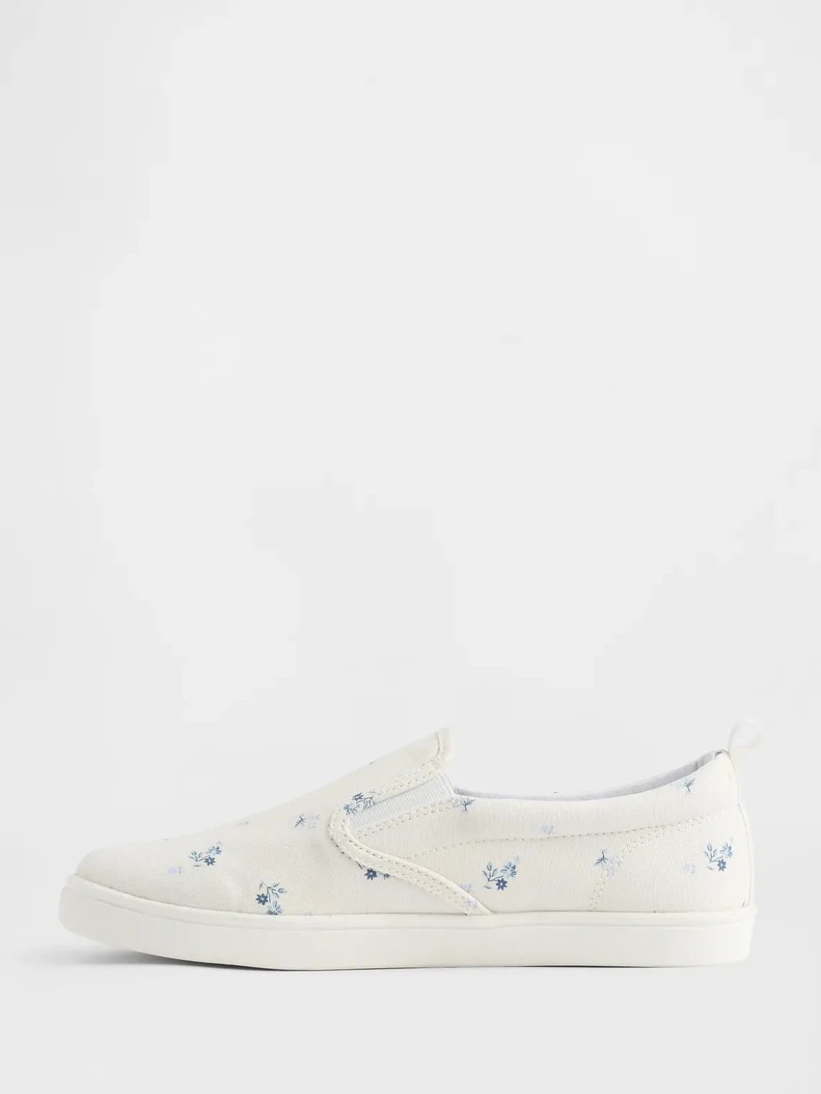 Kids Floral Slip-On Sneakers