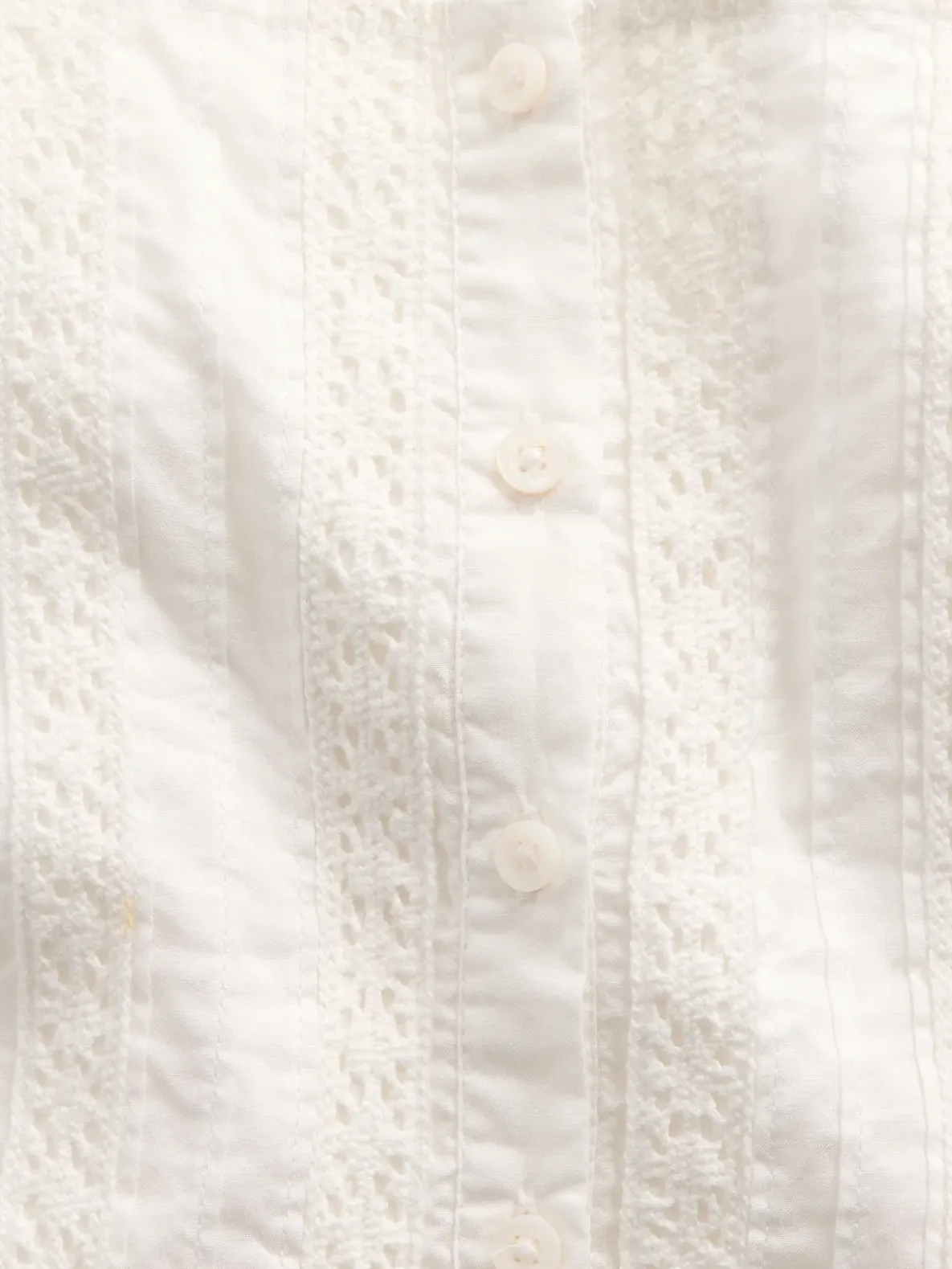 Kids Flutter-Sleeve Lace-Trim Dress