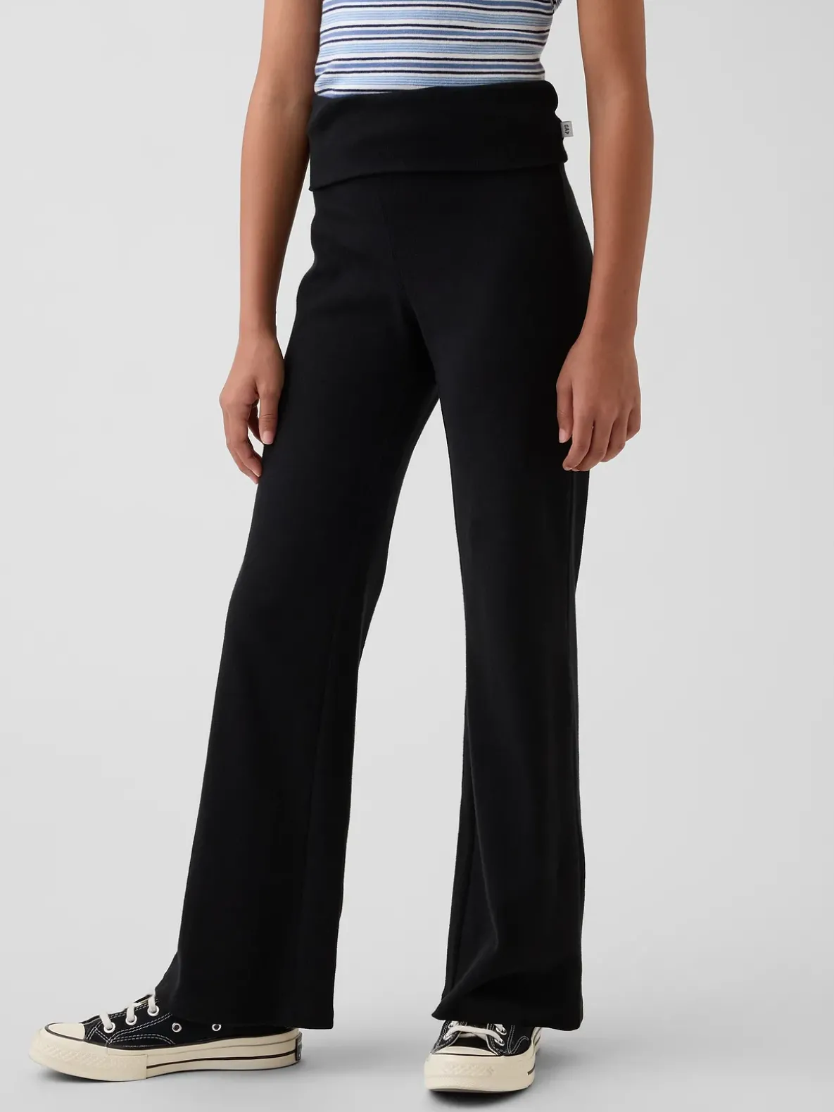 Kids Foldover Flare Leggings