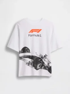 Kids Formula 1 Oversized Graphic T-Shirt