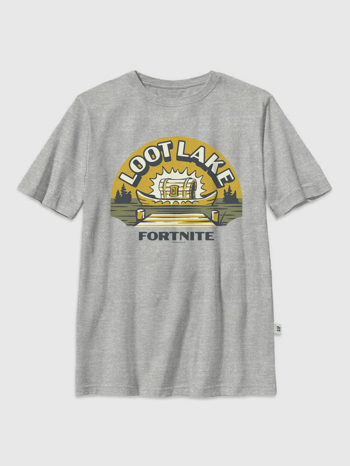 Kids Fortnite Loot Lake Graphic T-Shirt