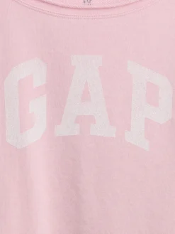 Kids French Terry Wide-Neck Logo Sweatshirt