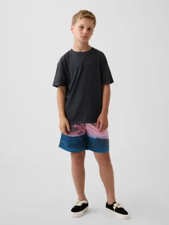 Kids GapFit 6" Recycled Mesh Easy Shorts